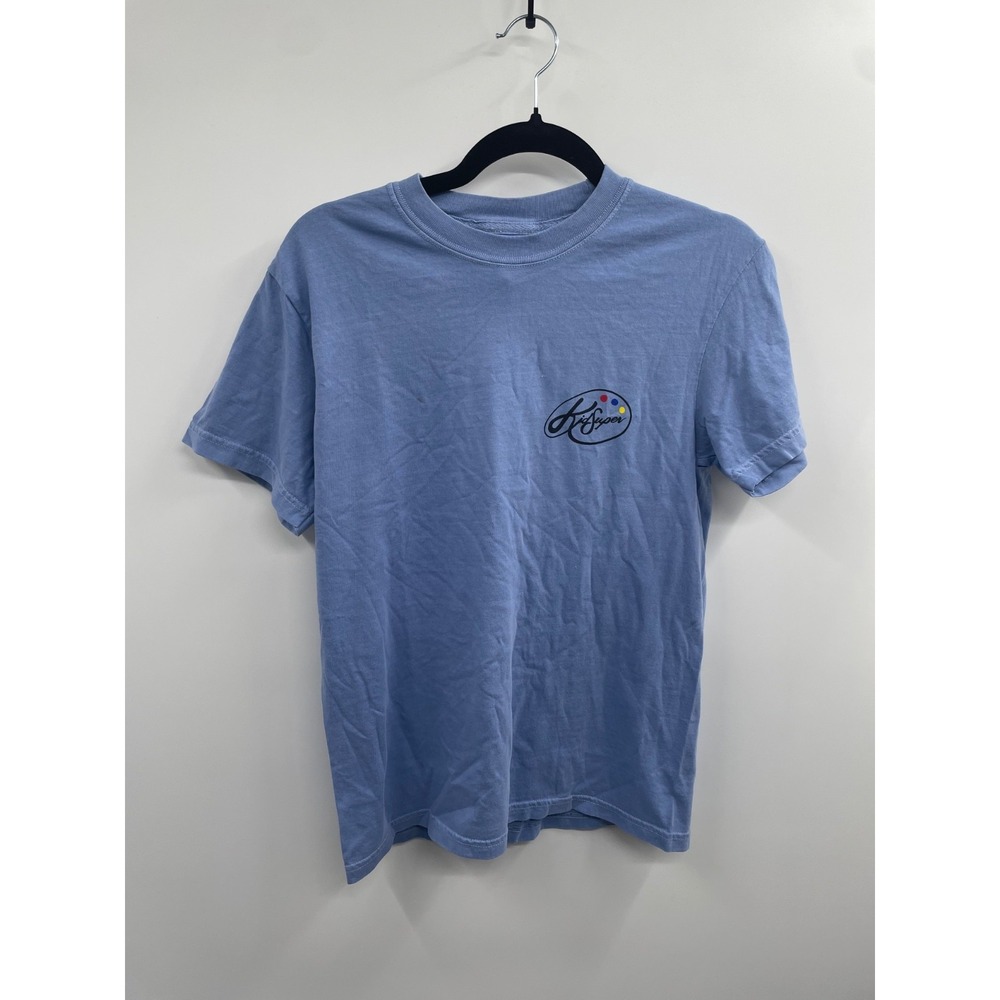 Kidsuper Script Pallate‎ T-Shirt Men's S Blue Graphic Print 100% Cotton Boho NWT